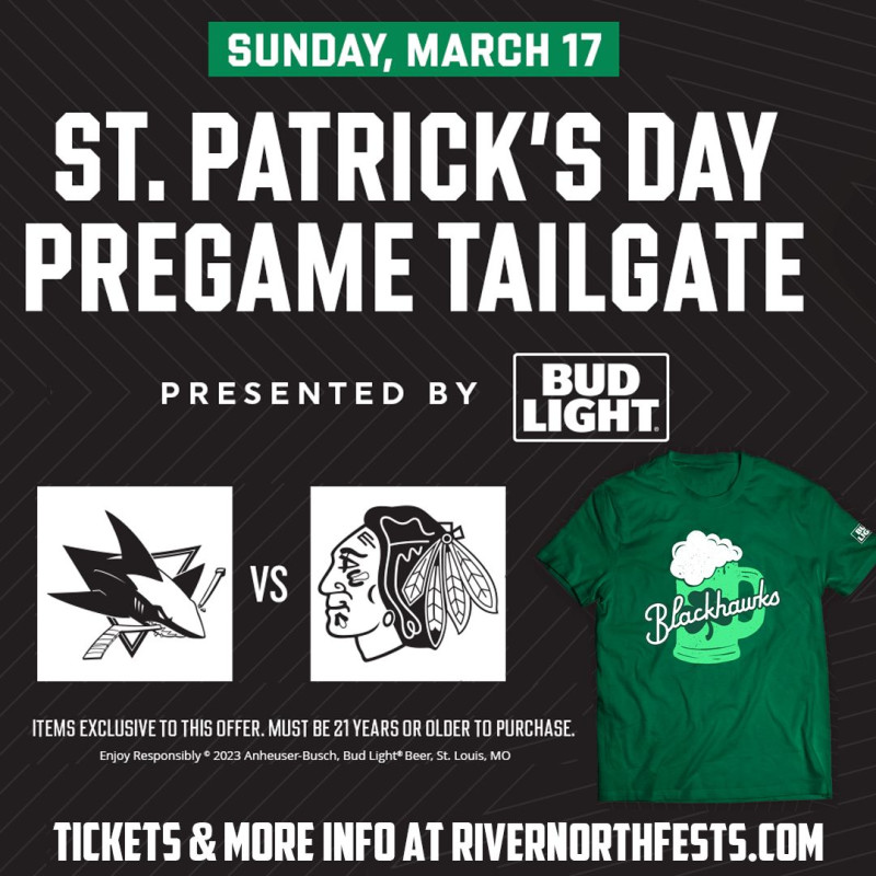 Chicago Blackhawks Pregame St. Paddy’s Tailgate