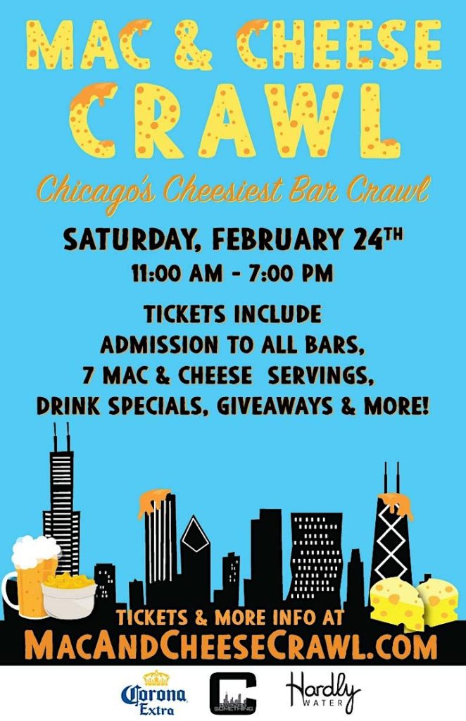 Mac and Cheese Bar Crawl Poster