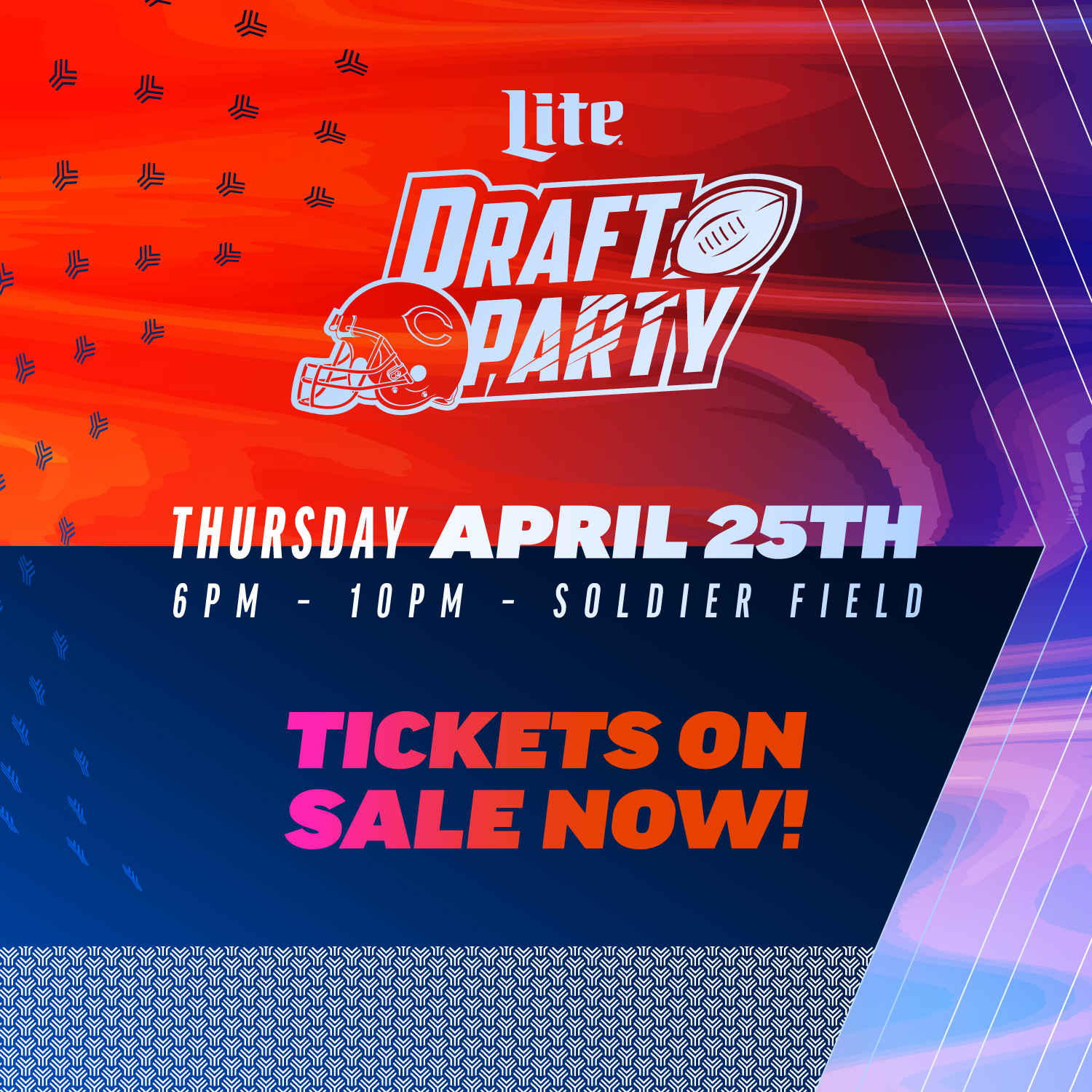 Miller Lite Chicago Bears Draft Party